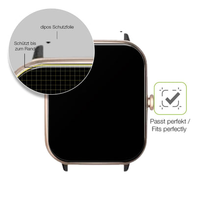 2x Full Cover matte Film for LLKBOHA Y3 1.85 Zoll Screen Protector Anti-Shock