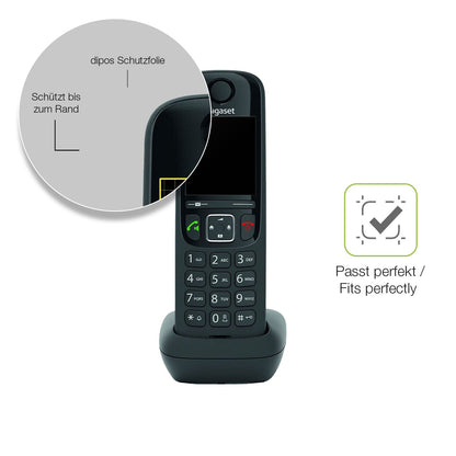 2x Full Cover matte Film for Gigaset AS690 DECT Telefon Screen Protector