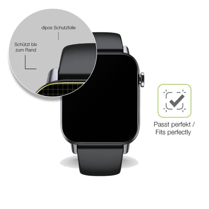2x Full Cover matte Film for Gard Pro Health Smartwatch 2+ Screen Protector