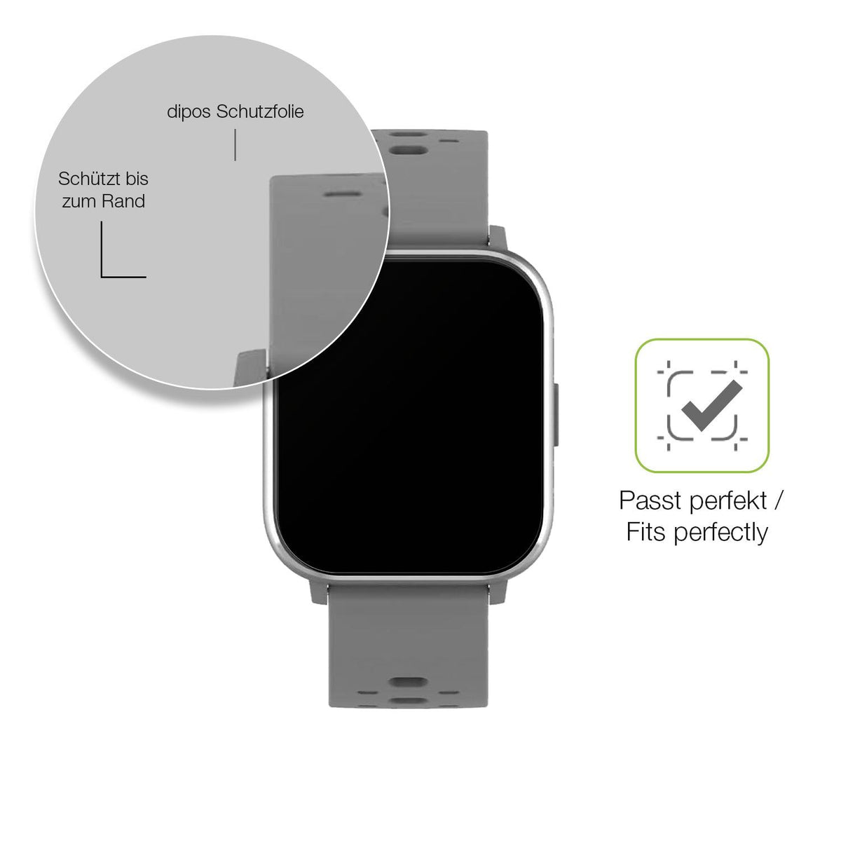 2x Full Cover matte Film for Denver SW-162 Screen Protector Anti-Shock