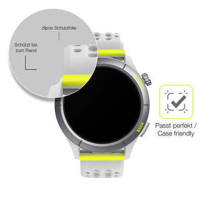 2x Full Cover matte Film for Amazfit Cheetah round Screen Protector Anti-Shock