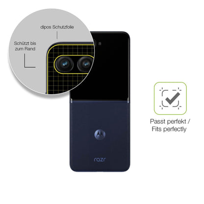 2x Full Cover matte Film for Motorola razr50 Ultra Aussenseite Screen Protector