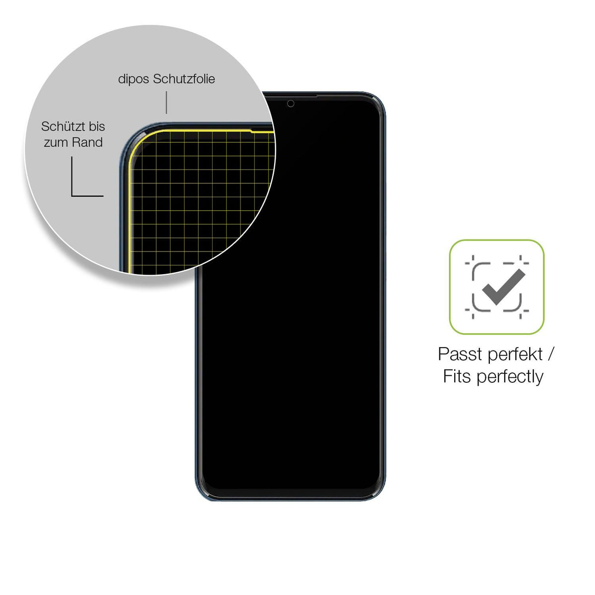 2x Full Cover matte Film for Mobicel RX17 Screen Protector Anti-Shock