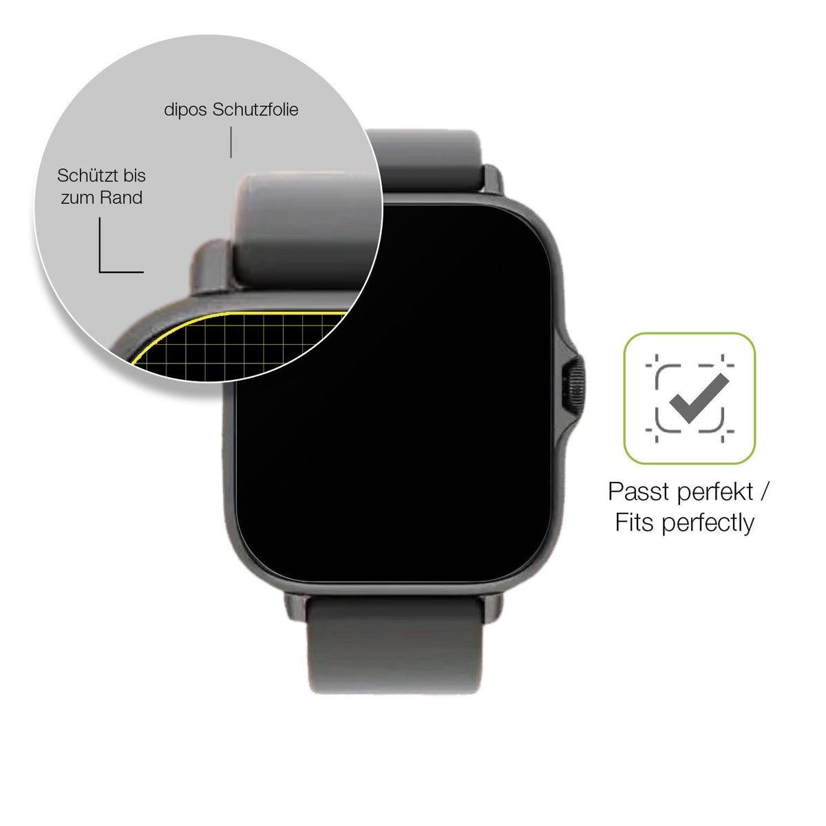 2x Full Cover matte Film for Zeniox IOX01 Screen Protector Anti-Shock