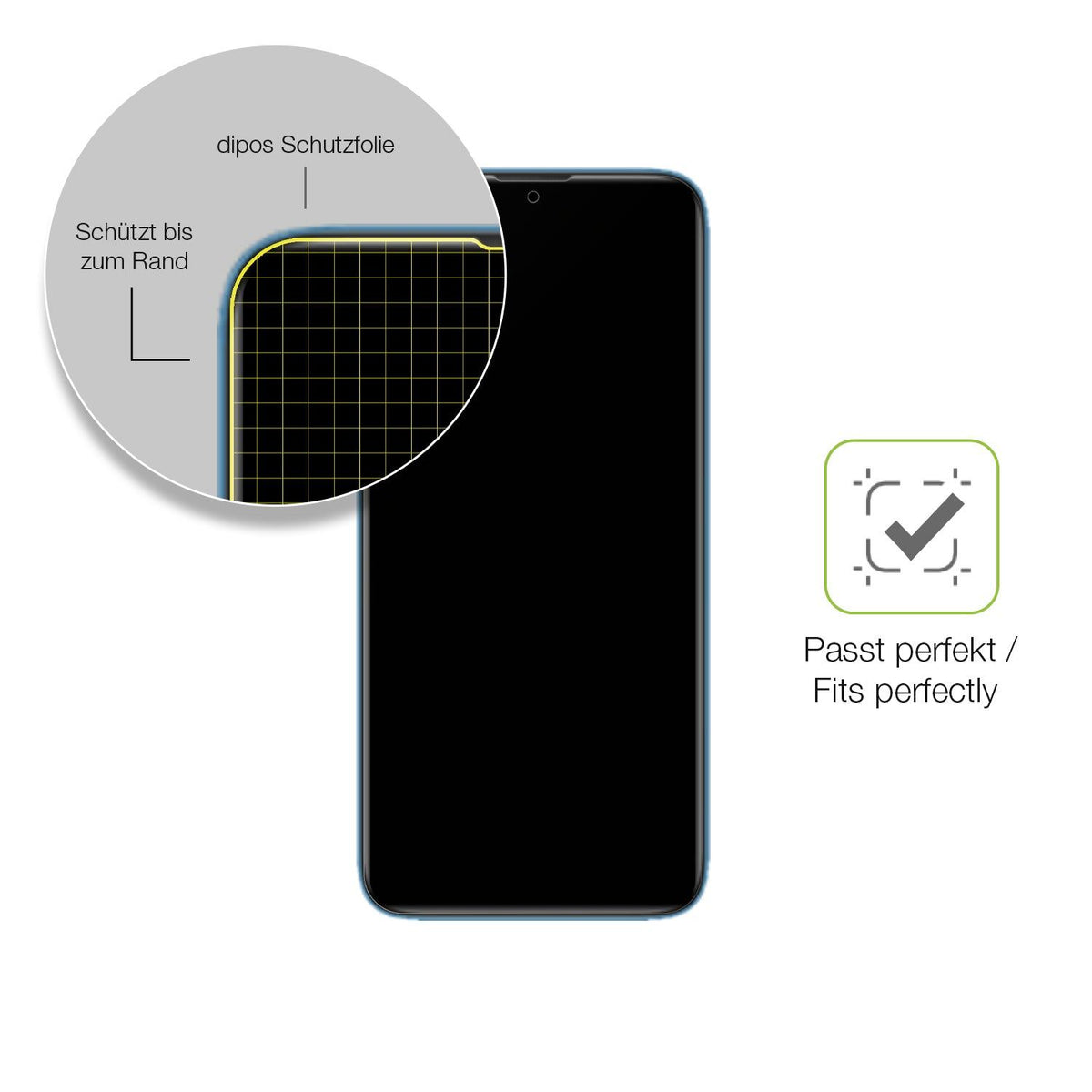 2x Full Cover matte Film for Mobicel Legend Max Screen Protector Anti-Shock
