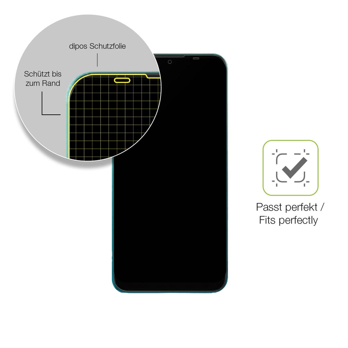 2x Full Cover matte Film for Mobicel Legend Pro Screen Protector Anti-Shock