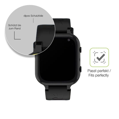 2x Full Cover matte Film for Ruopoem Smartwatch Kinder Screen Protector