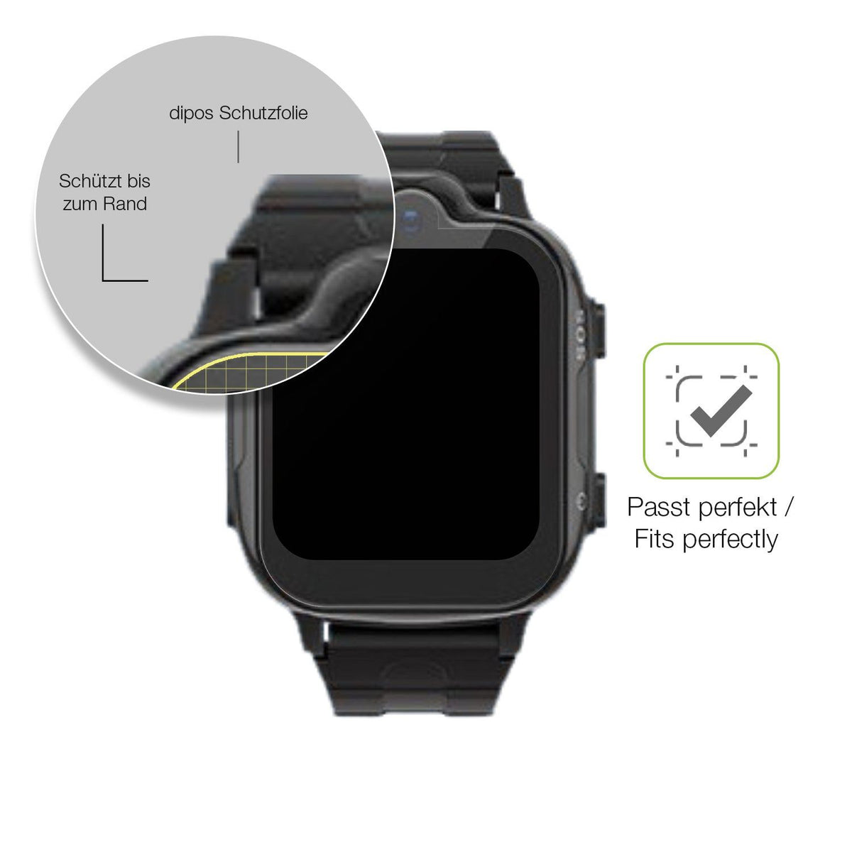 2x Full Cover matte Film for AstraMinds 4G Screen Protector Anti-Shock