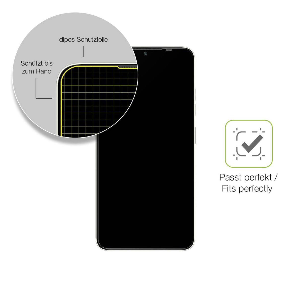 2x Full Cover matte Film for I Kall Z16 New Screen Protector Anti-Shock