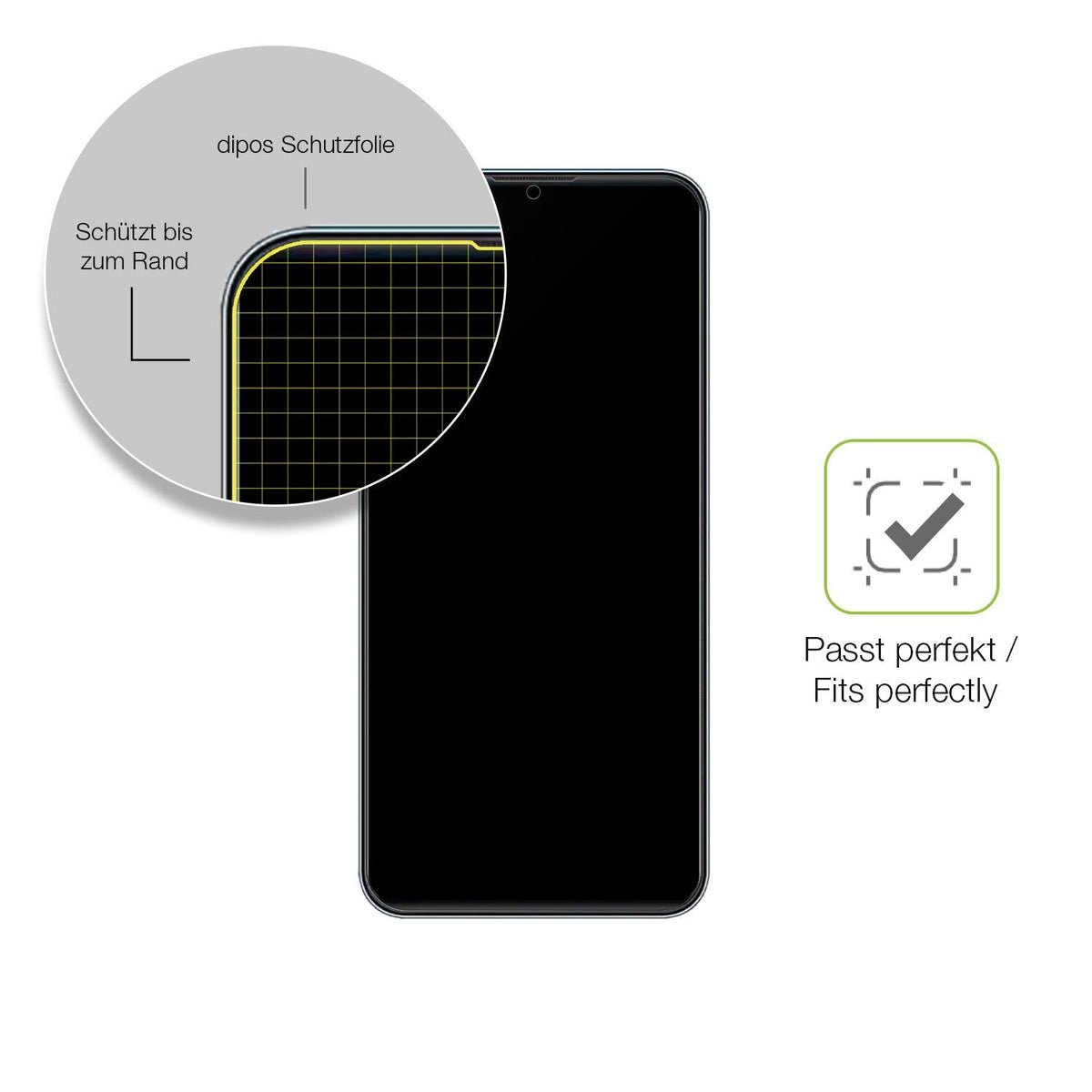 2x Full Cover matte Film for I Kall Z14 Pro Screen Protector Anti-Shock