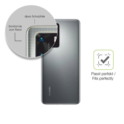 2x Full Cover matte Film for Huawei P40 Pro Rückseite Screen Protector