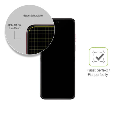 2x Full Cover matte Film for Motorola Razr 60 Innenseite Screen Protector