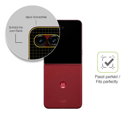 2x Full Cover matte Film for Motorola Razr 60 Aussen-Display Screen Protector