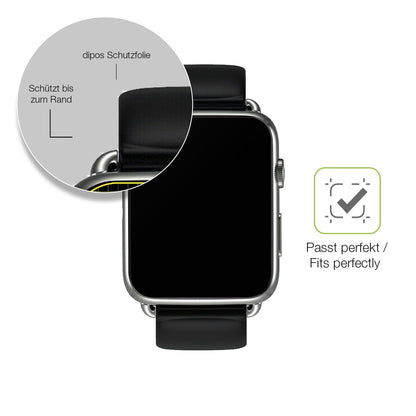 2x Full Cover matte Film for Smartwatch DM20 1.88 Zoll Screen Protector