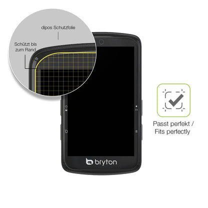 2x Full Cover matte Film for Bryton Rider S810 Screen Protector Anti-Shock