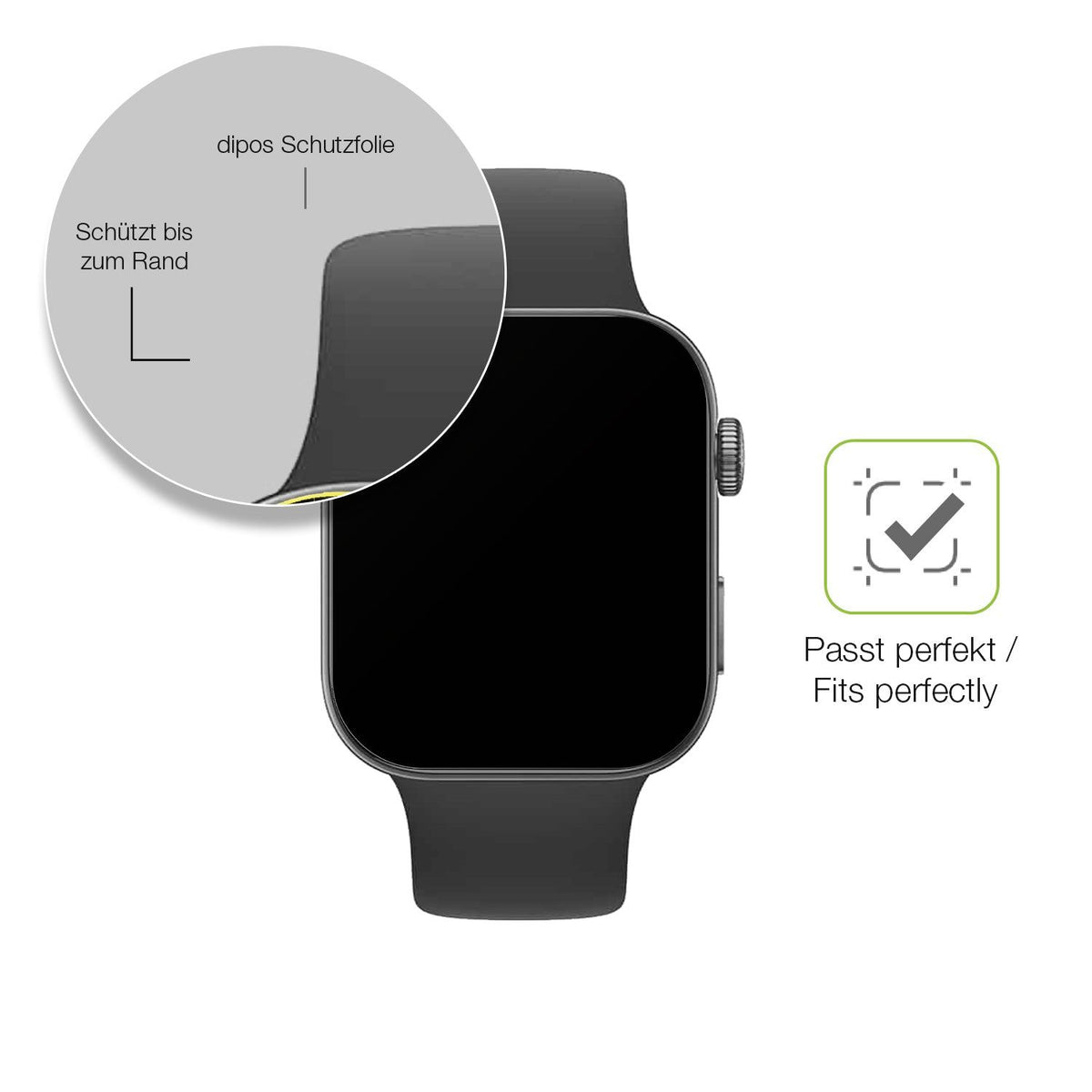 2x Full Cover matte Film for Huawei Watch Fit 4 Screen Protector Anti-Shock