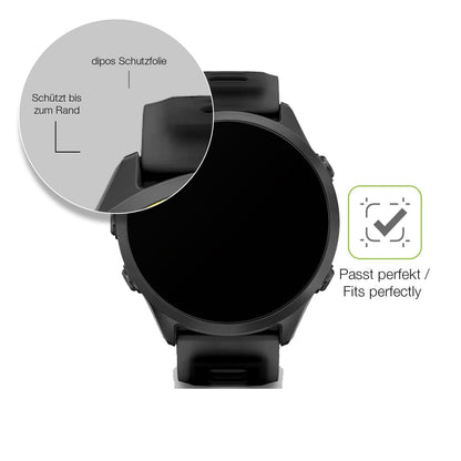 2x Full Cover matte Film for Garmin Forerunner 570 47mm Screen Protector