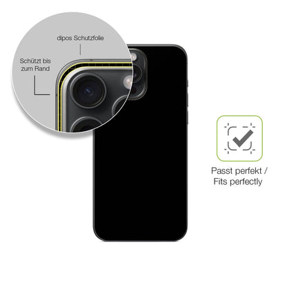 2x Full Cover matte Film for Apple iPhone 16 Pro Rückseite Screen Protector