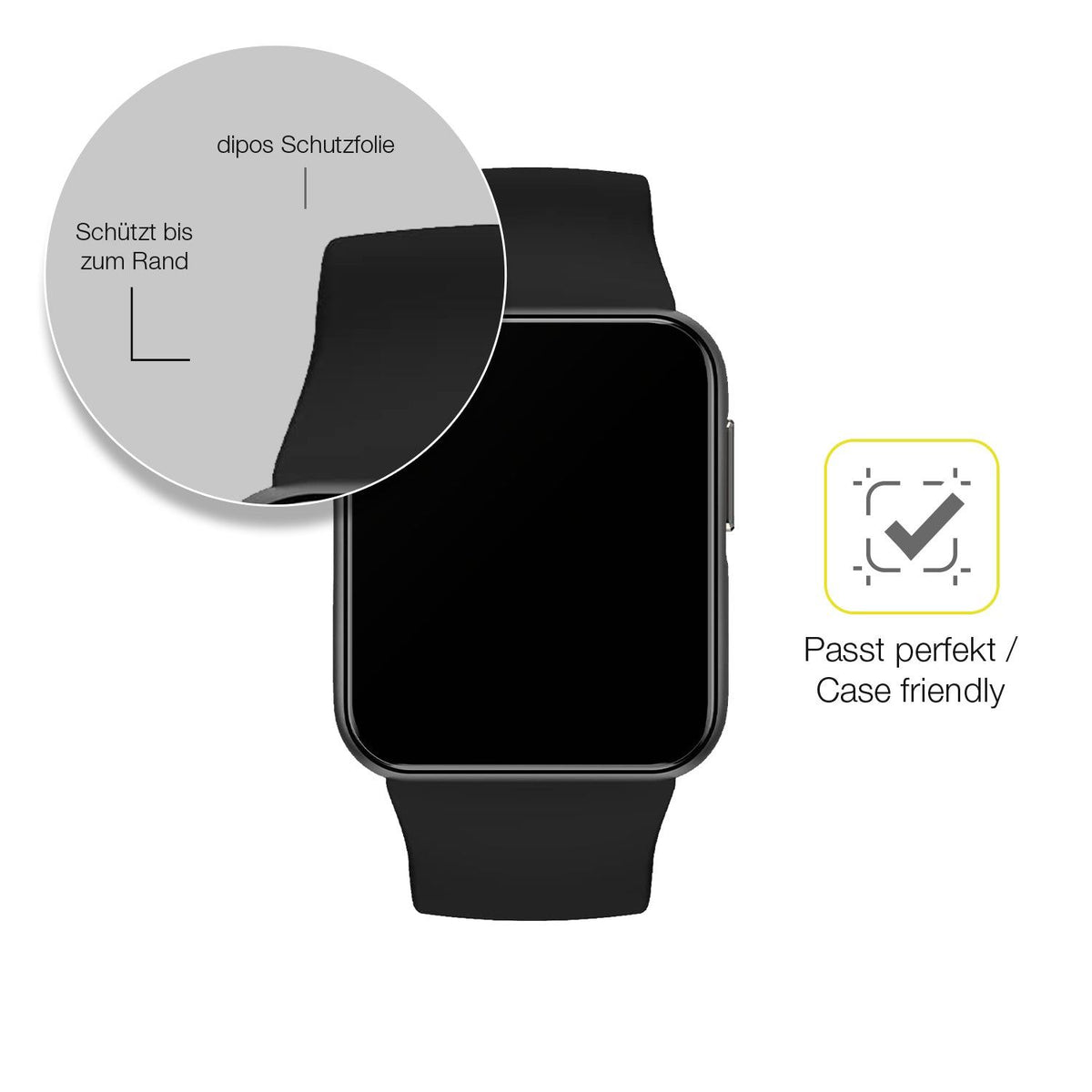 2x Full Cover matte Film for GRV FC1 Smartwatch Screen Protector Anti-Shock