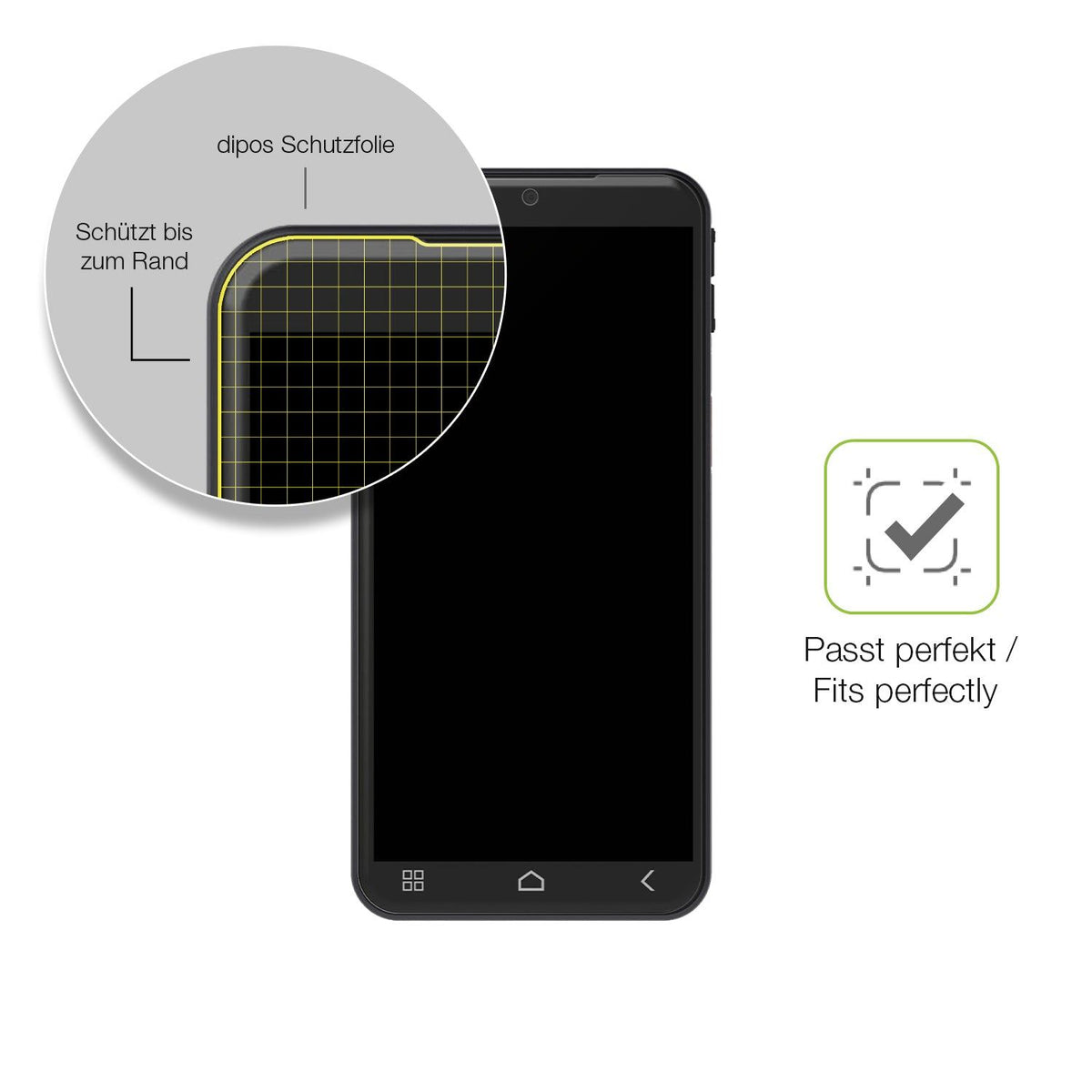 2x Full Cover matte Film for emporiaSmart 7 lite Screen Protector Anti-Shock