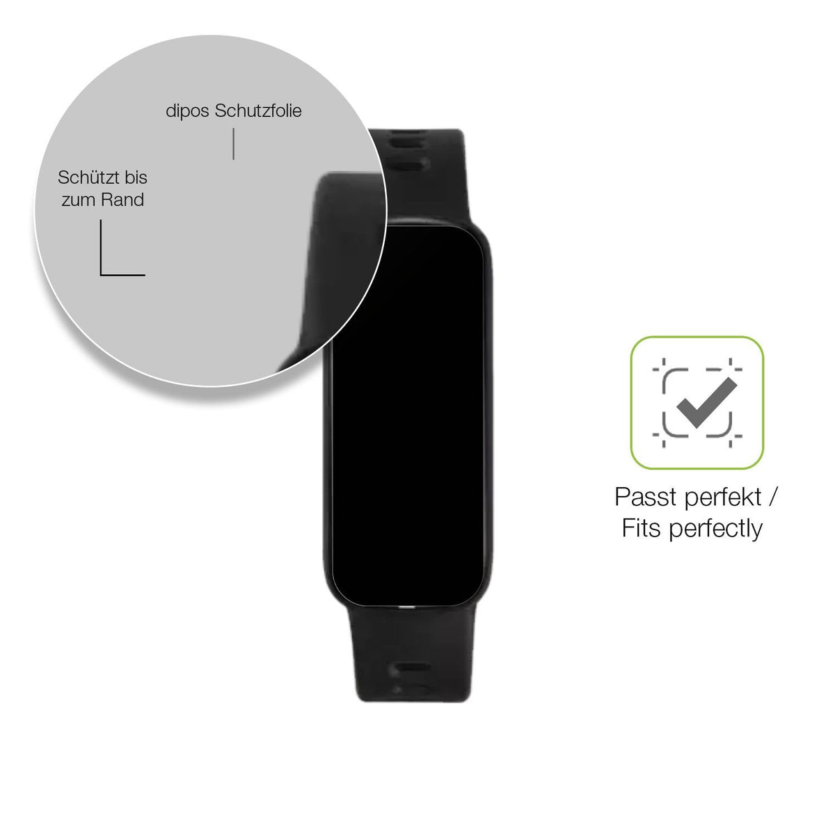 2x Full Cover matte Film for VivoWatch 6 Aero (HC-C06) Screen Protector