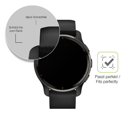 2x Full Cover matte Film for Garmin Venu 2 Plus (43mm) Screen Protector