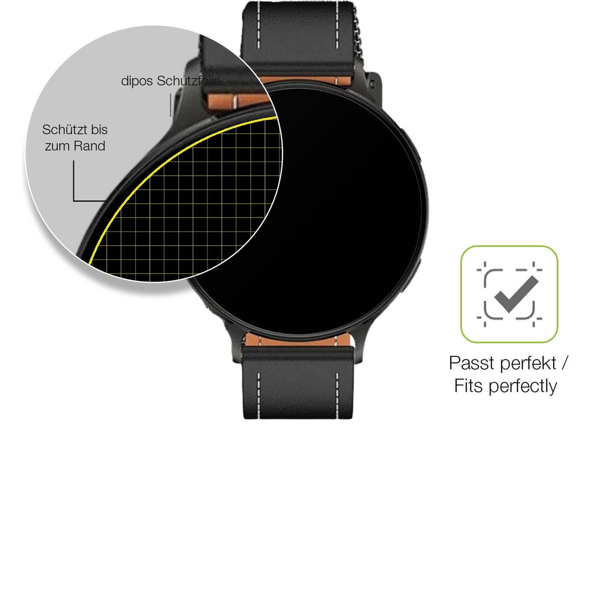 2x Full Cover matte Film for Pireware Nano Smartwatch Screen Protector