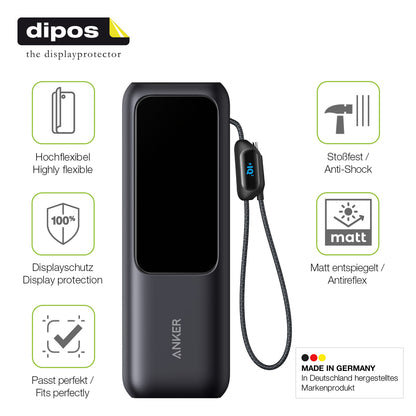 2x Full Cover Schutzfolie matt für Anker A1695 Laptop Powerbank
