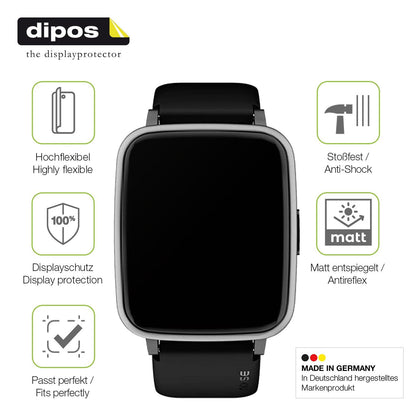 dipos FLEX 2x Matte Screen Protector for Noise ColorFit Pulse 2