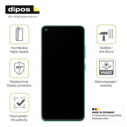 dipos FLEX 2x Matte Screen Protector for Walton Primo RX8