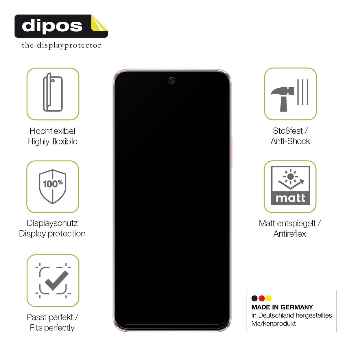 dipos FLEX 2x Matte Screen Protector for Wiko T50