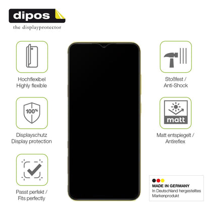 dipos FLEX 2x Matte Screen Protector for Xiaomi POCO M4 5G