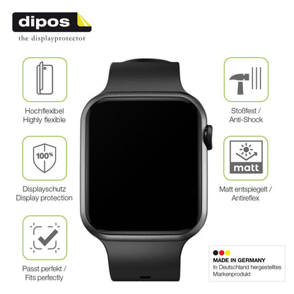 dipos FLEX 2x Matte Screen Protector for Fireboltt Ring Plus