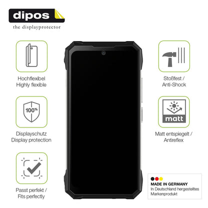 dipos FLEX 2x Matte Screen Protector for Doogee S89 Pro