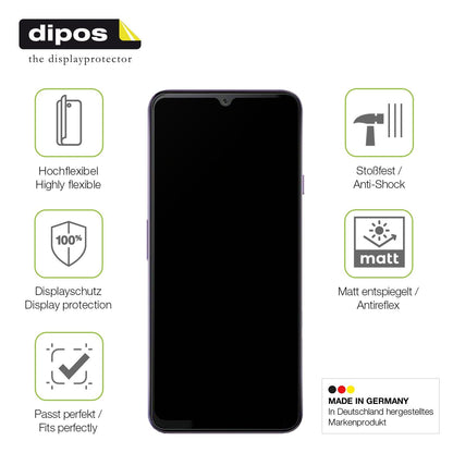 dipos FLEX 2x Matte Screen Protector for Cubot Note 50