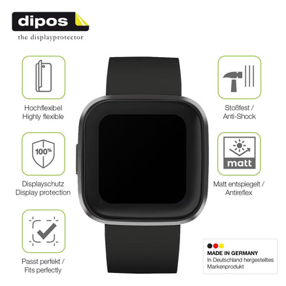 dipos FLEX 2x Matte Screen Protector for Fitbit Versa 2