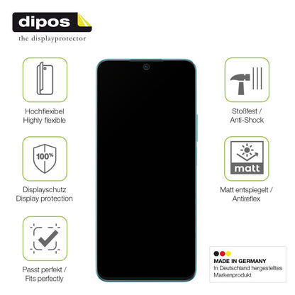 2x Full Cover matte Film for Honor X8a Screen Protector Anti-Shock