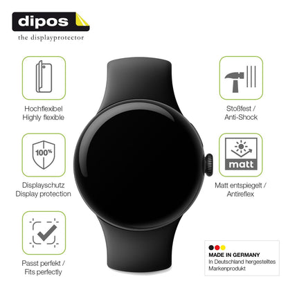 dipos FLEX 2x Matte Screen Protector for Google Pixel Watch 1