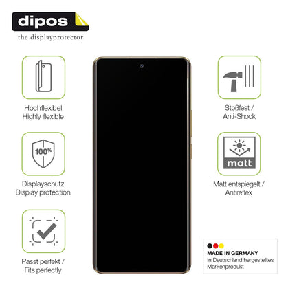 2x Full Cover matte Film for Realme Narzo 60 Pro Screen Protector Anti-Shock