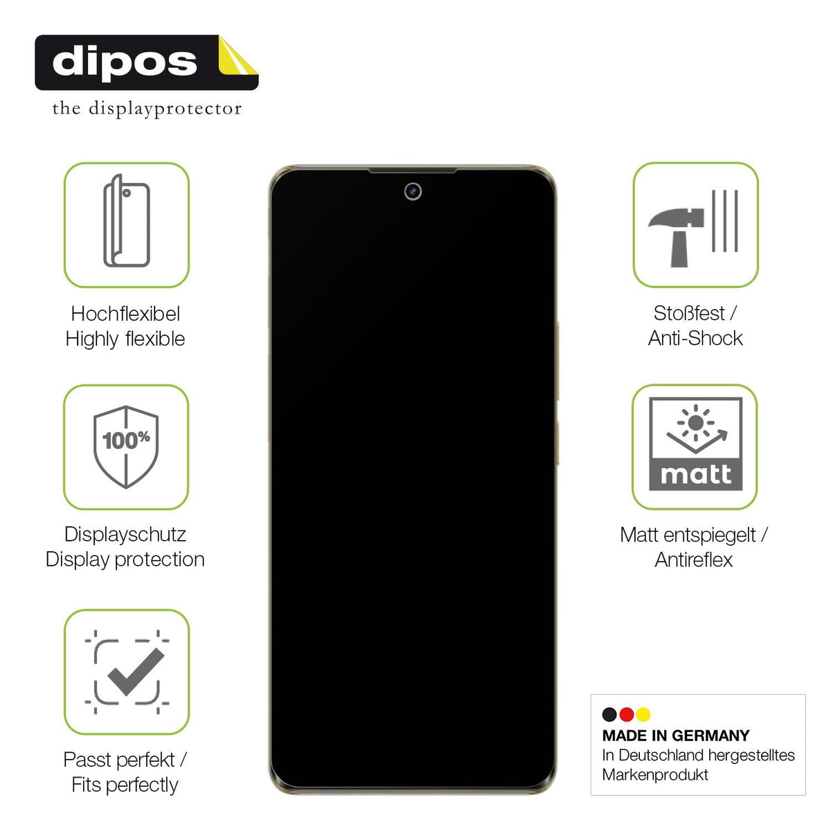 2x Full Cover matte Film for Realme 12 Pro Plus Screen Protector Anti-Shock