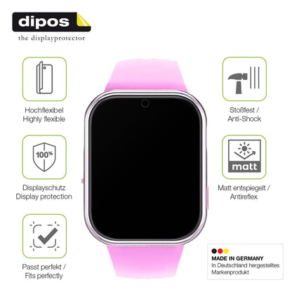 2x Full Cover matte Film for Igreeman Kinder Smartwatch Screen Protector