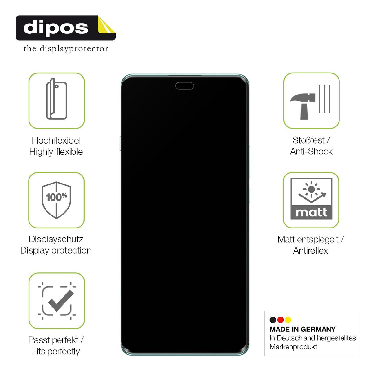 2x Full Cover matte Film for Huawei Enjoy 70X Screen Protector Anti-Shock