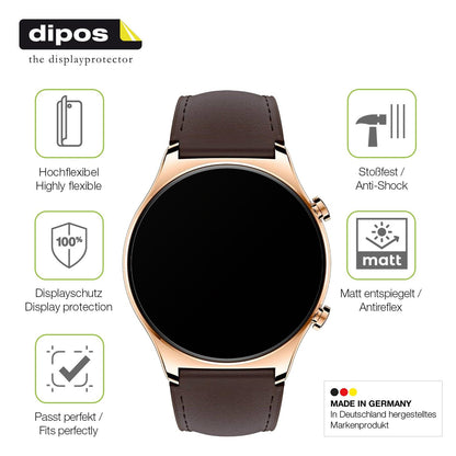 2x Full Cover matte Film for Honor Watch GS 3 Screen Protector Anti-Shock