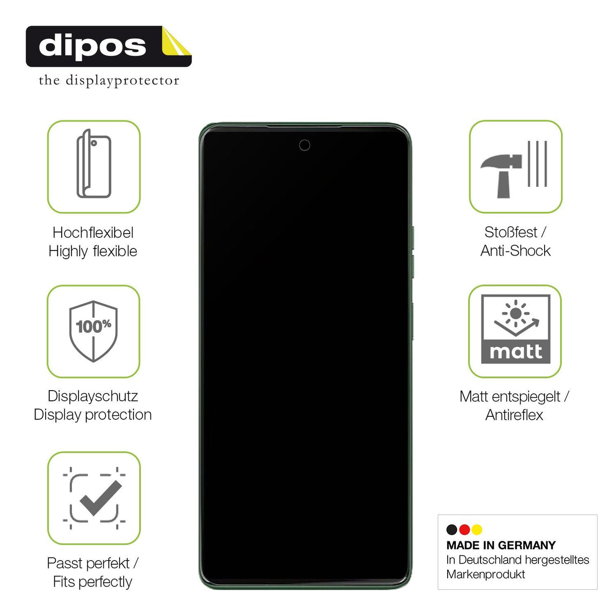 2x Full Cover matte Film for Motorola Moto G 2025 Screen Protector Anti-Shock