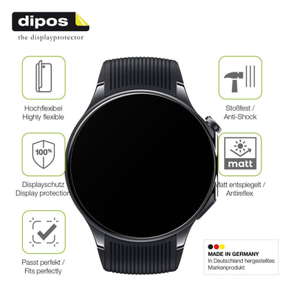 2x Full Cover matte Film for Oppo Watch X2 Screen Protector Anti-Shock