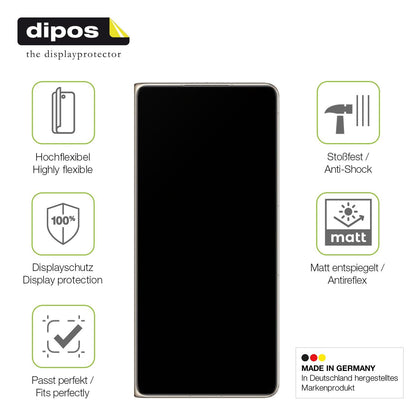 2x Full Cover matte Film for Huawei Mate X6 Front-Display Screen Protector
