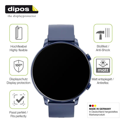 2x Full Cover matte Film for Hwagol 1.43 Zoll Smartwatch Screen Protector