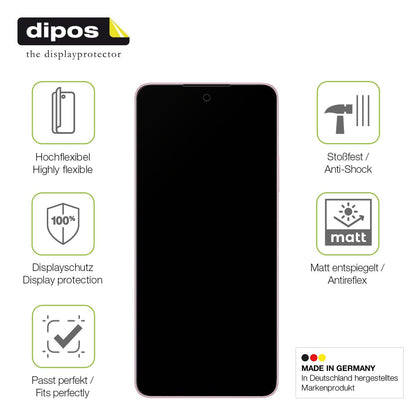 2x Full Cover matte Film for Oppo A5 Energy Screen Protector Anti-Shock