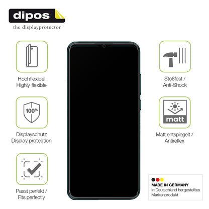 2x Full Cover matte Film for Mobicel P12 Screen Protector Anti-Shock