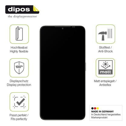 2x Full Cover matte Film for I Kall Z16 New Screen Protector Anti-Shock
